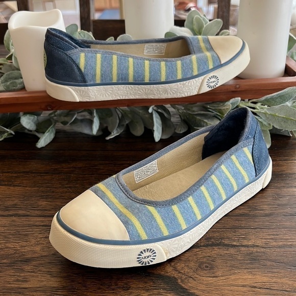 UGG Shoes - UGG australia Neema Canvas boat sneaker shoe | size 9